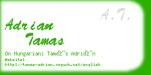 adrian tamas business card